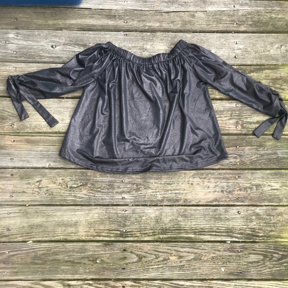 Black off the Shoulder Top